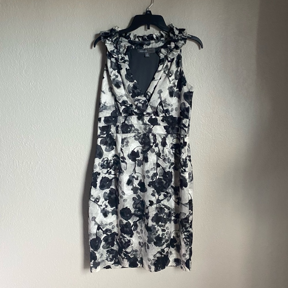 Donna Ricco Floral Sleeveless Dresses Midi for Women